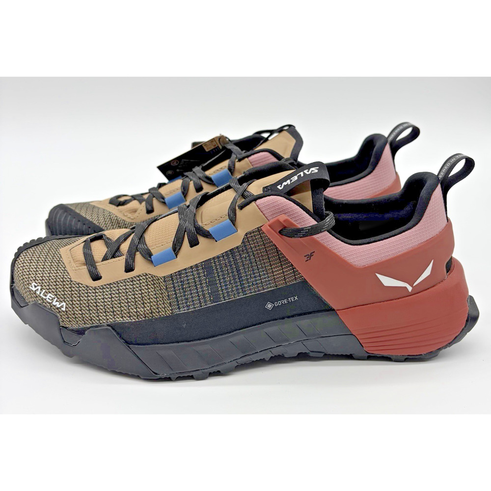 Salewa Wildfire NXT Goretex Women's Hiking Shoes, Quicksand/Etruscan Red, W9.5